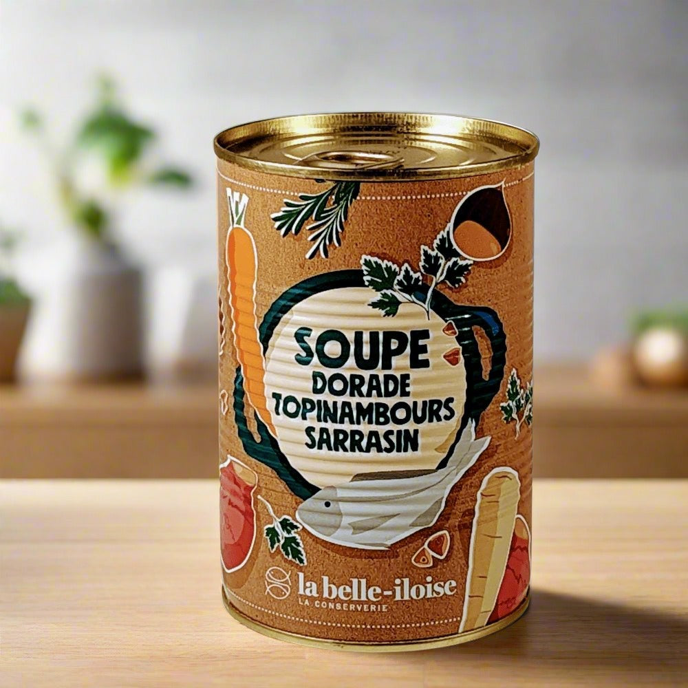 Doraden-Suppe mit Topinambur und Buchweizen - Belle Iloise