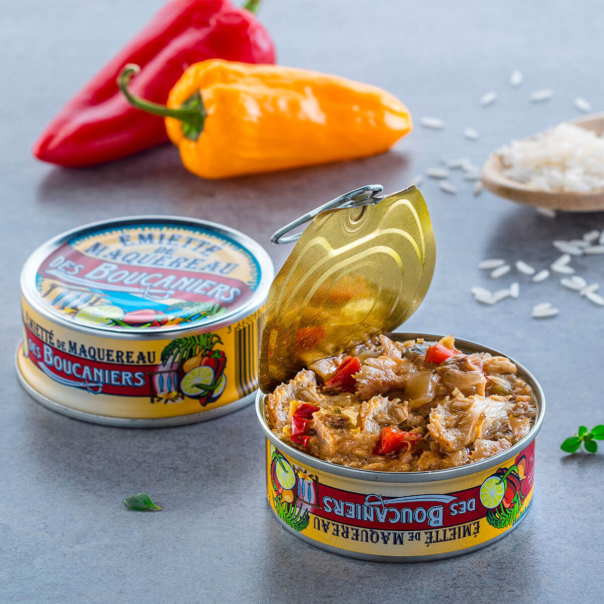 Émietté der Makrele nach Art der "Boucaniers"