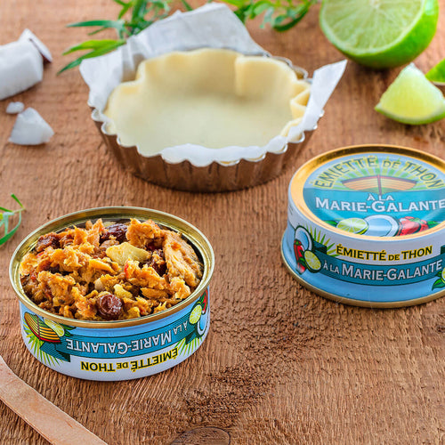 Émietté vom Thunfisch à la Marie-Galante