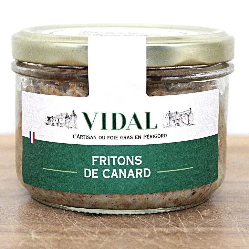 Enten-Fritons aus dem Périgord (kross gebratene Entengrieben)