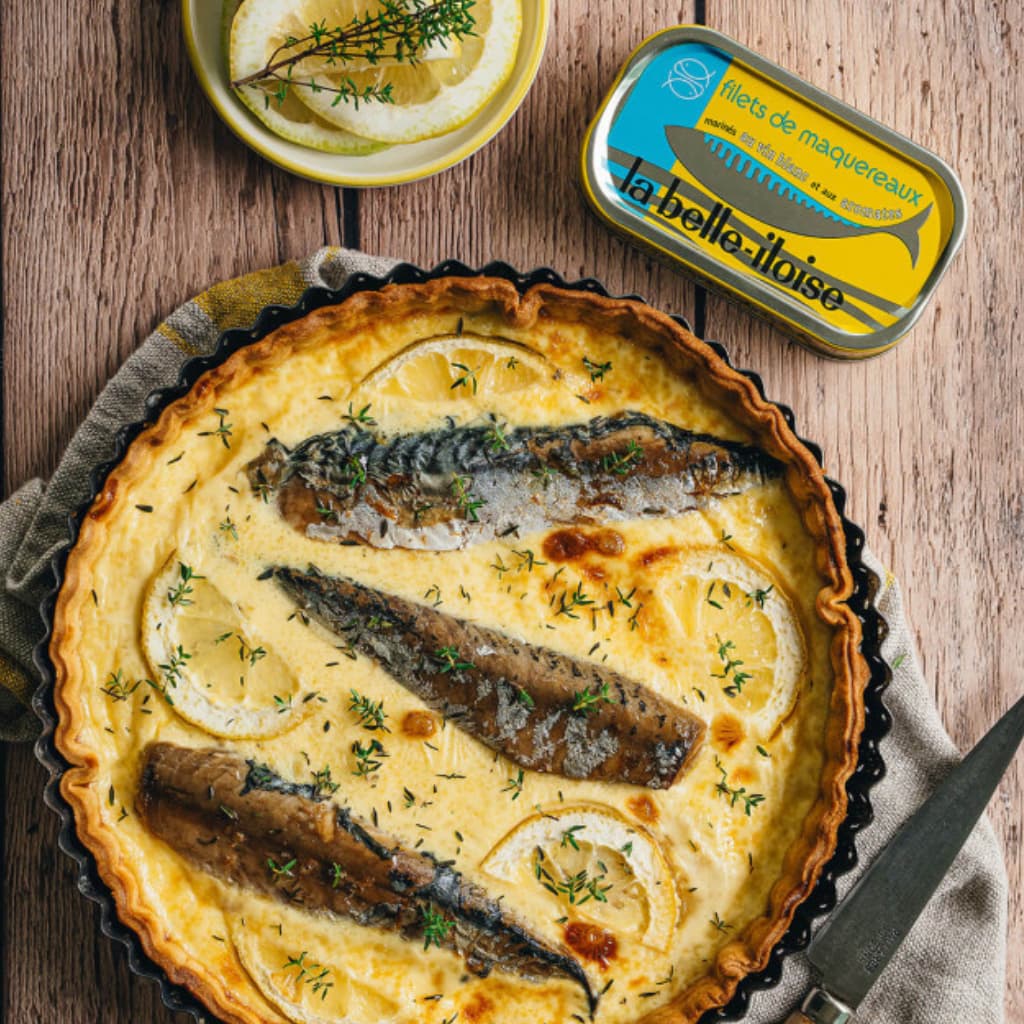 Makrelenfilets in Weißwein