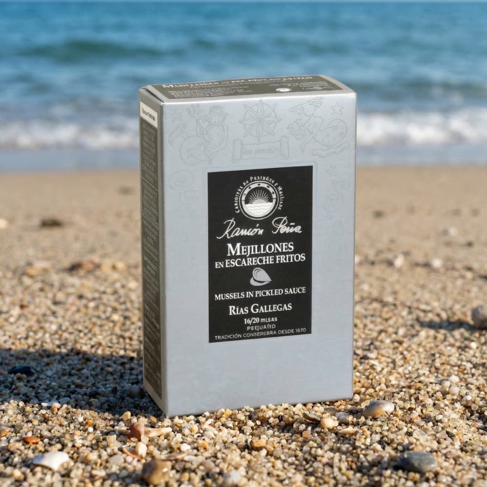 Kleine Miesmuscheln aus Galizien (Mejillones en Escabeche) Dose à 110g