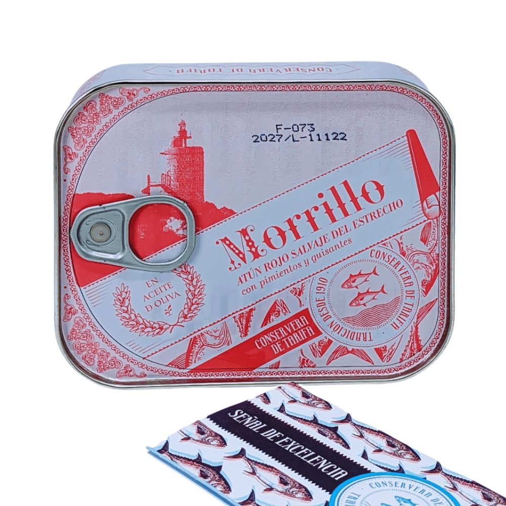 Morrillo vom wilden roten Thunfisch aus Tarifa in Olivenöl - Conservera de Tarifa
