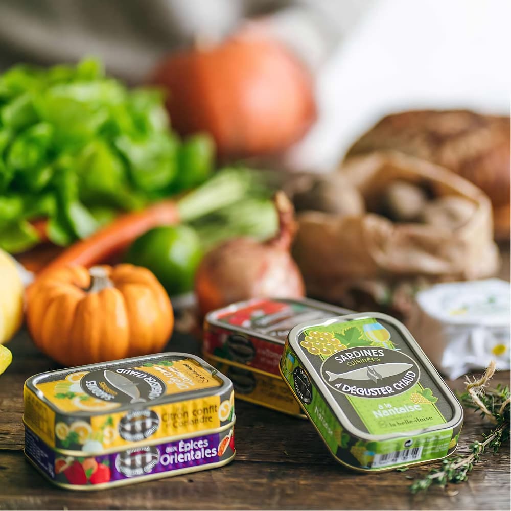 Sardinen zum Braten mit konfierten Zitrone und Koriander