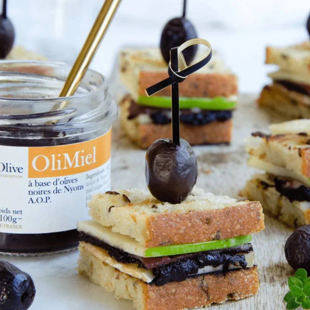 Paste von schwarzen Oliven mit Honig "Olimiel"