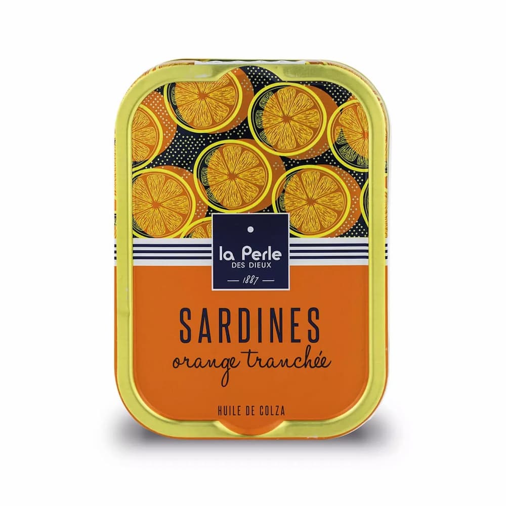 Sardines in rapeseed oil with orange - La Perle des Dieux