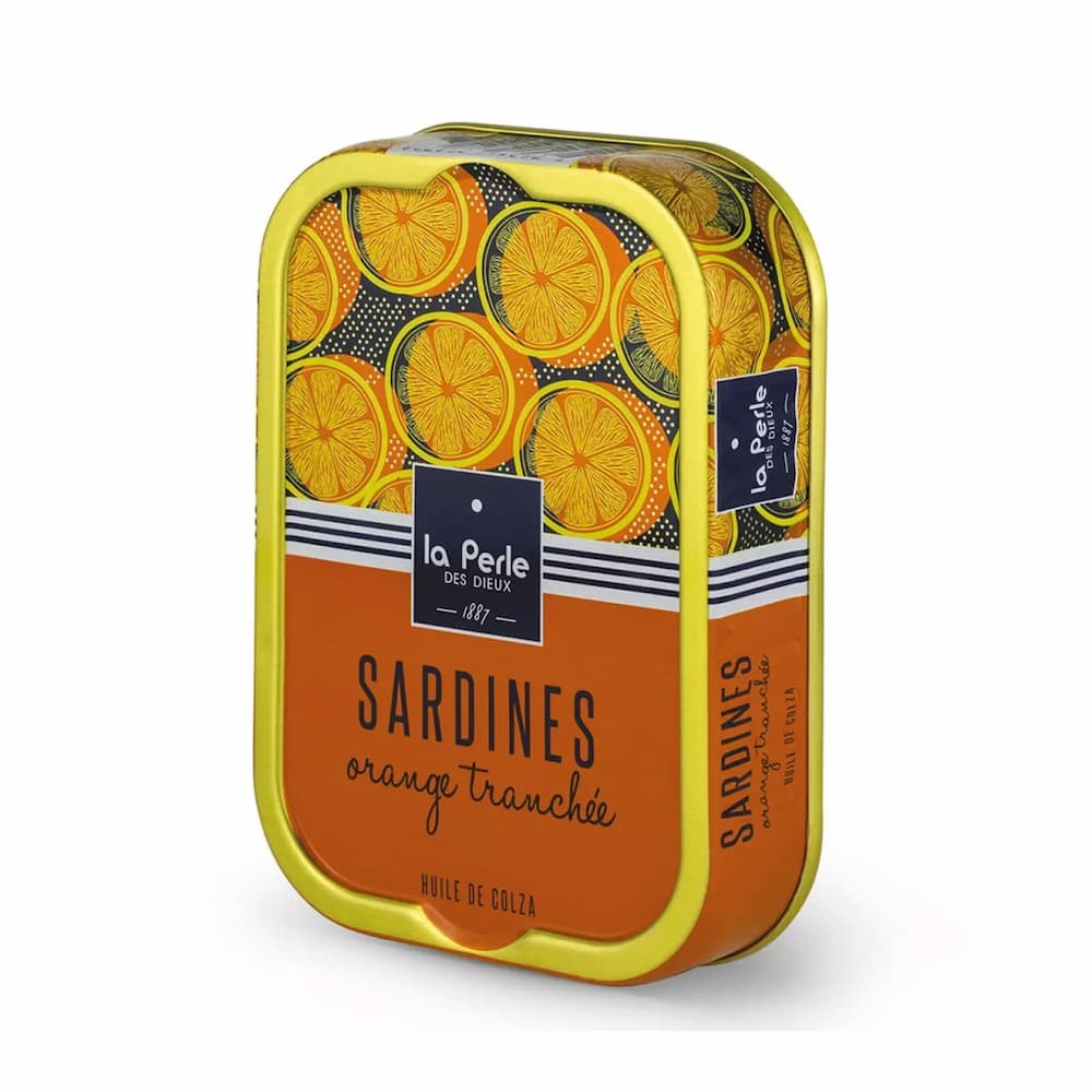 Sardines in rapeseed oil with orange - La Perle des Dieux