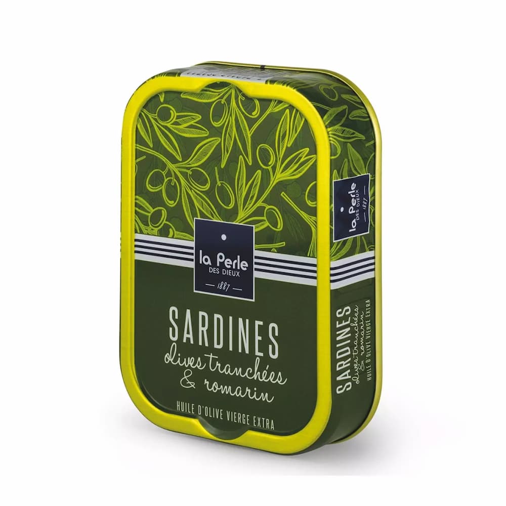 Sardines with olives and rosemary - La Perle des Dieux