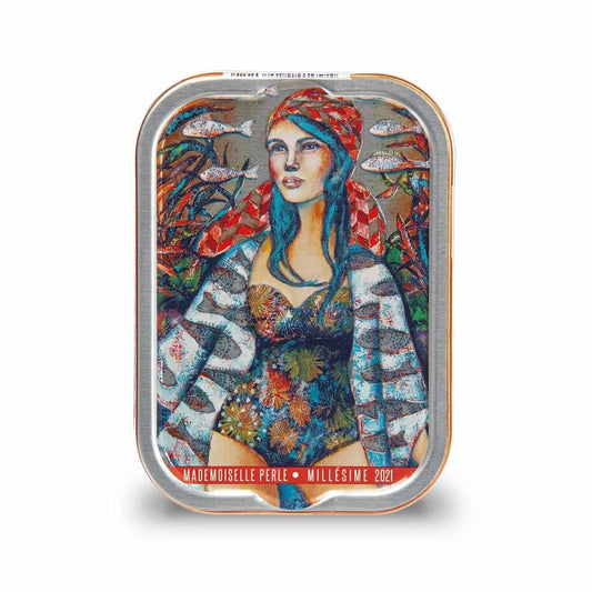 Vintage 2021 sardines in olive oil (Mademoiselle Perle) - La Perle des Dieux