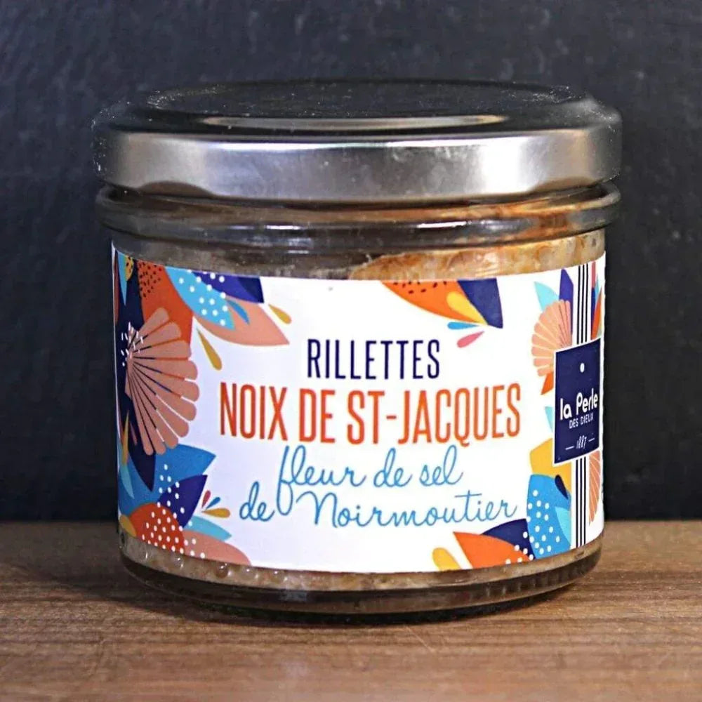 Rillettes von Jakobsmuscheln mit Fleur de Sel aus Noirmoutier Perle des Dieux