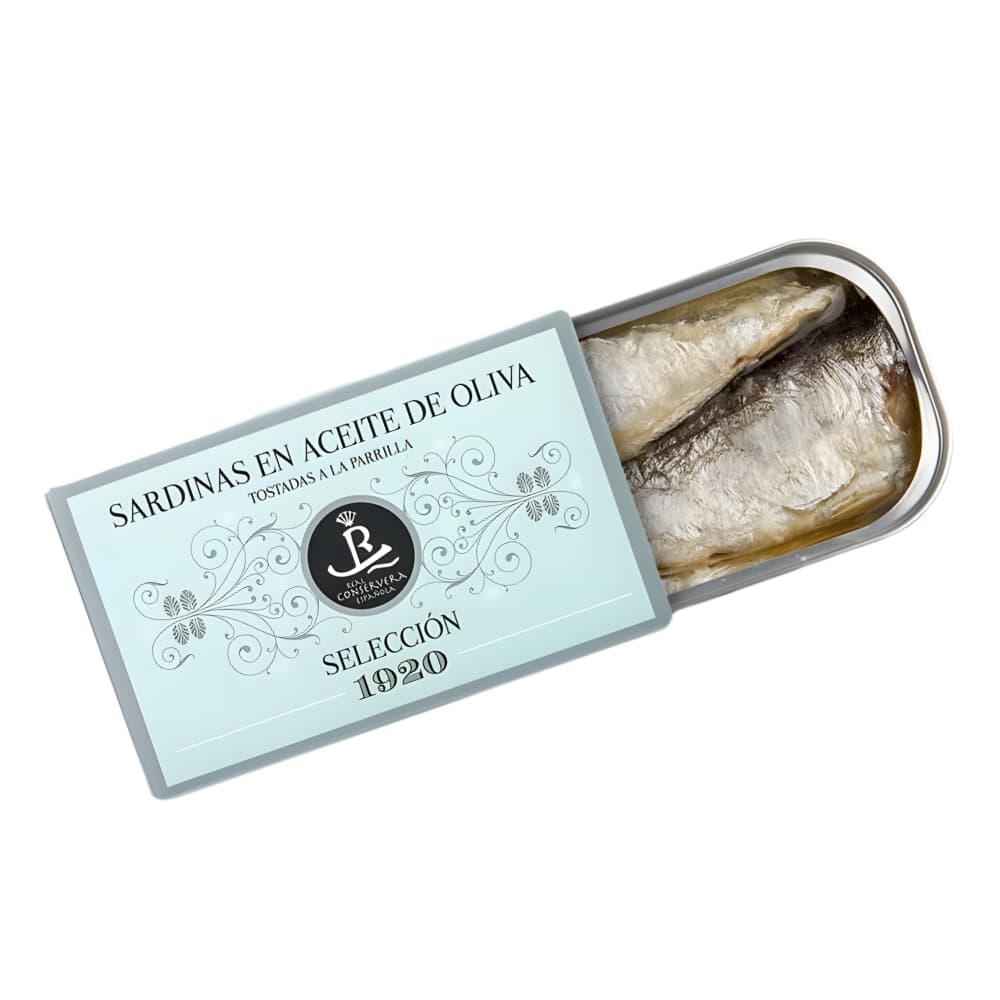 Sardinas en Aceite de Oliva – Selección 1920 (Sardinen in Olivenöl) Dose à 120 g