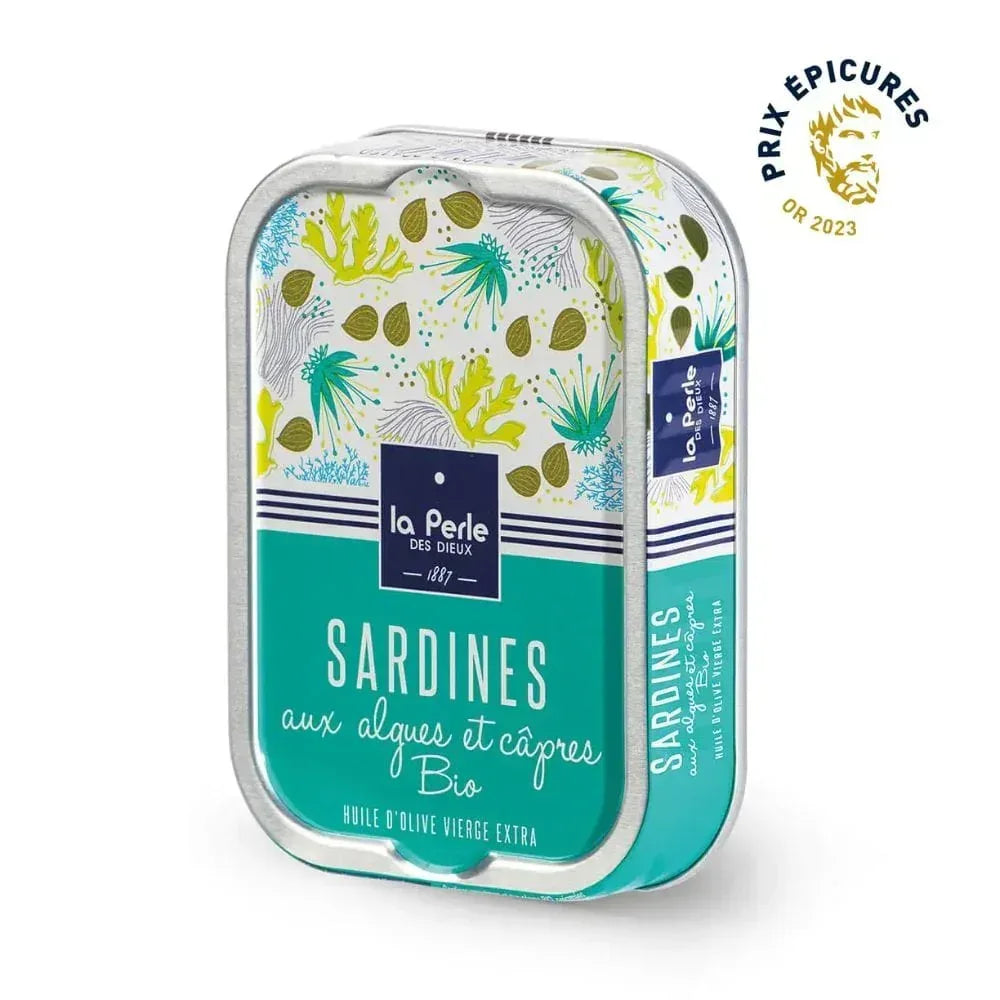 Sardinen mit Algen und Kapern Perle des Dieux