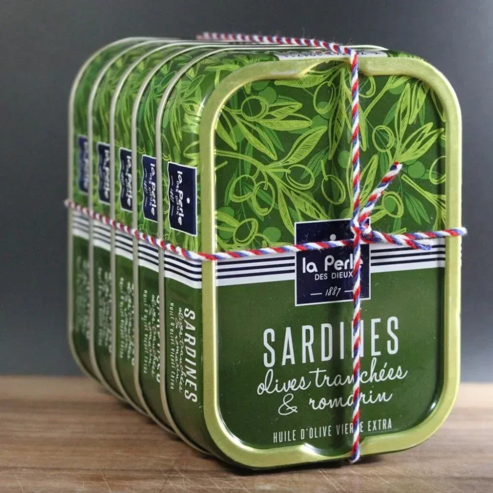 Sardinen mit Oliven und Rosmarin