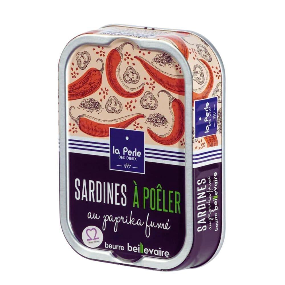 Sardinen zum Braten in Beillevaire-Fassbutter mit geräuchertem Paprika