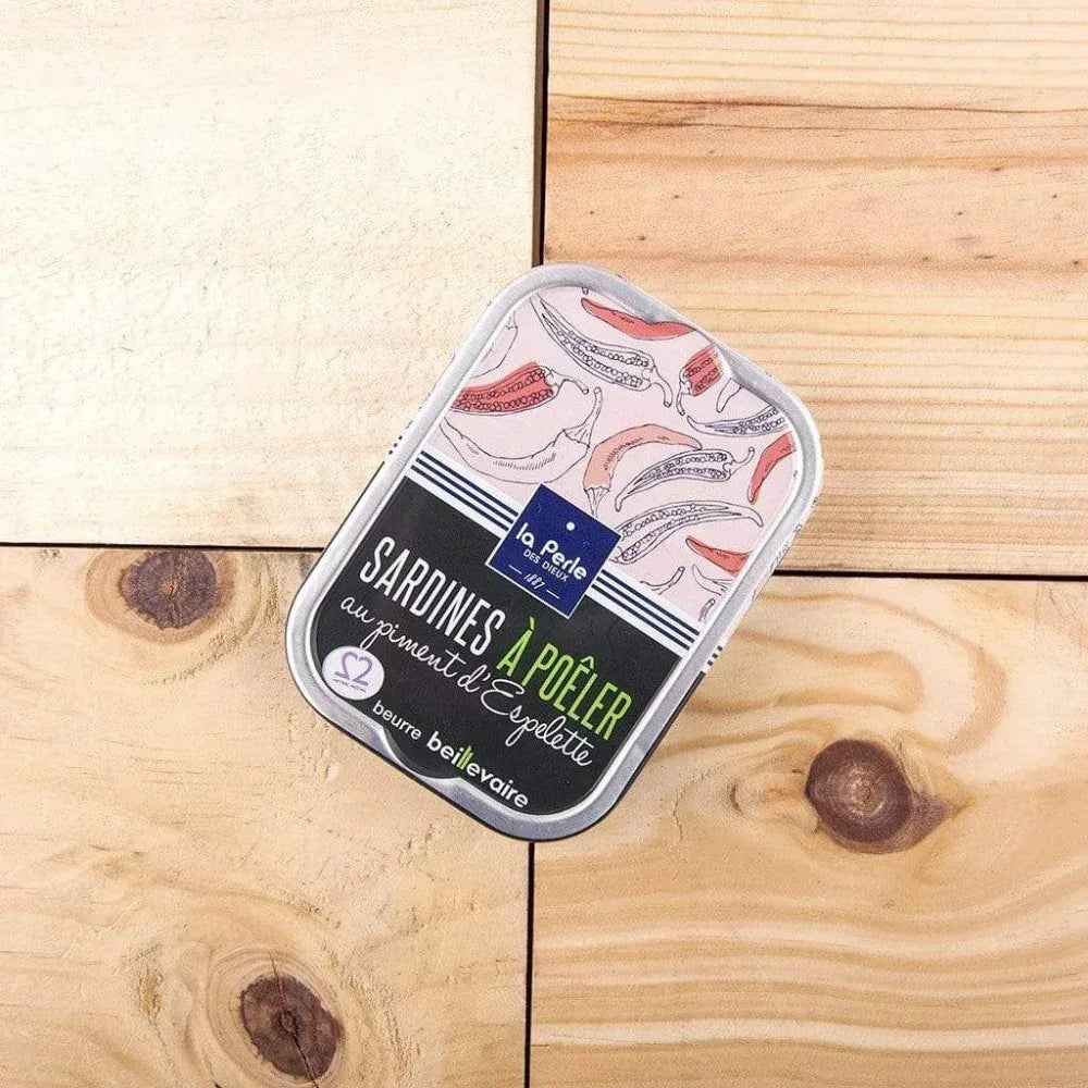 Sardinen zum Braten mit Fassbutter und Piment d’Espelette