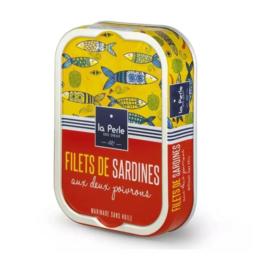 Sardinenfilets mit zweierlei Paprika