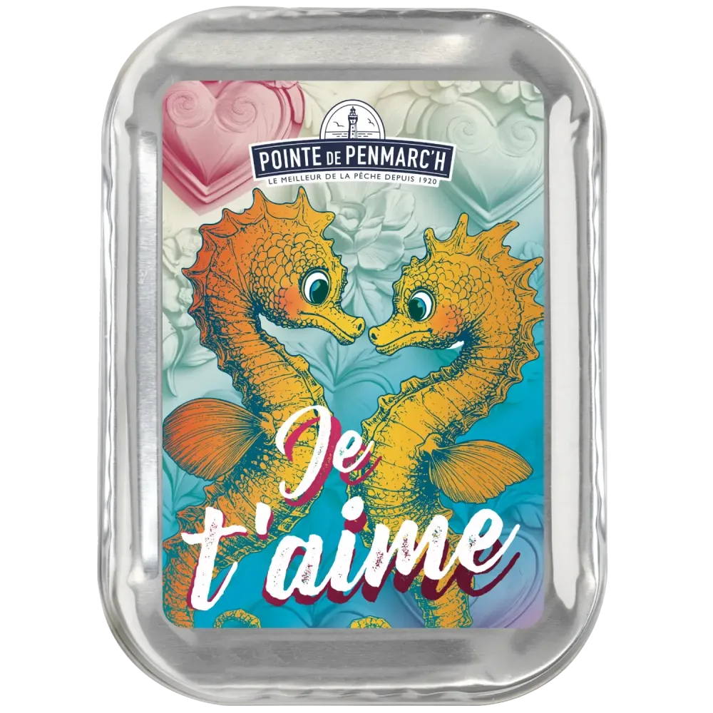 Sardinen in Olivenöl Vierge Extra "Ich liebe dich Seepferdchen ❤️"