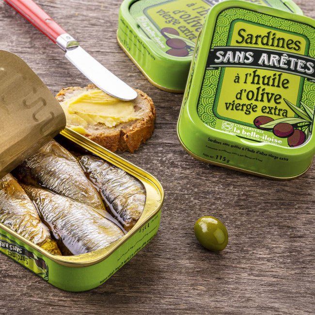 Sardinen ohne Gräten mit Olivenöl