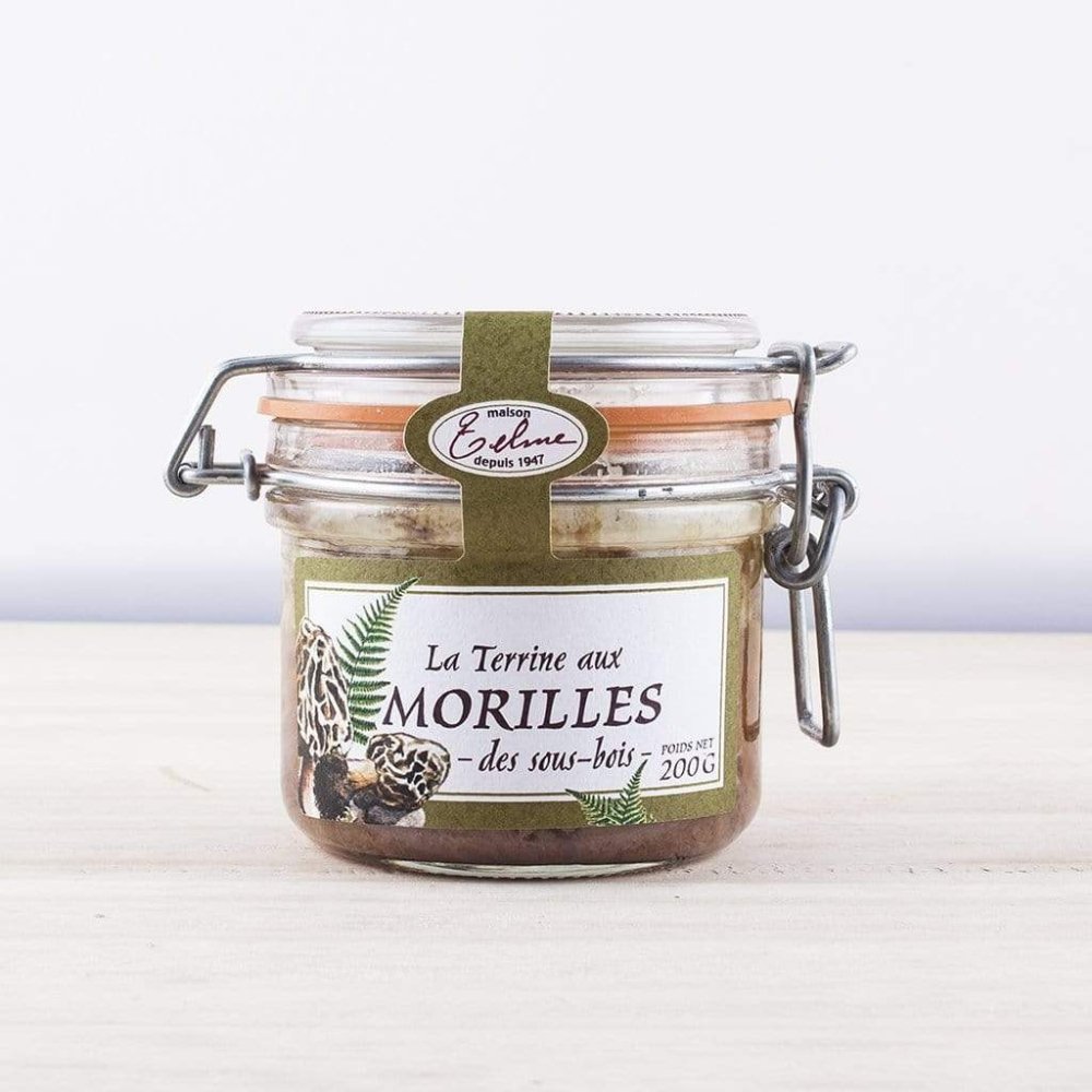 Schweine-Terrine mit Morcheln Glas 200g