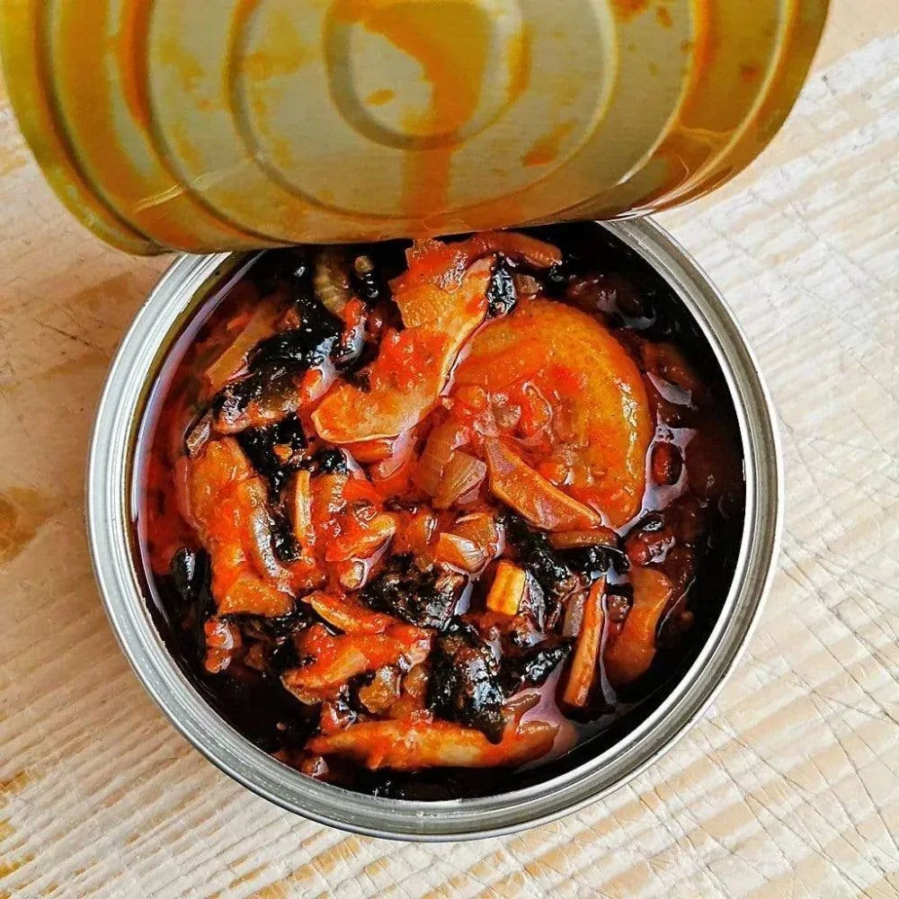 Tapas von Kalmare mit Pimientos