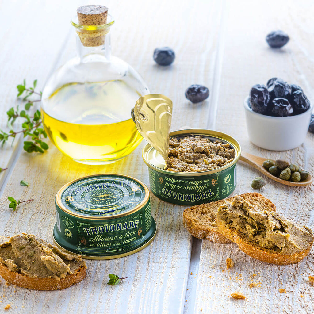 Thunfischpaste "Thoionade" mit Oliven und Kapern