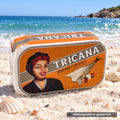 Bacalhau à Portuguesa – Kabeljau mit Zwiebeln in Olivenöl 120g Tricana Conserveira de Lisboa