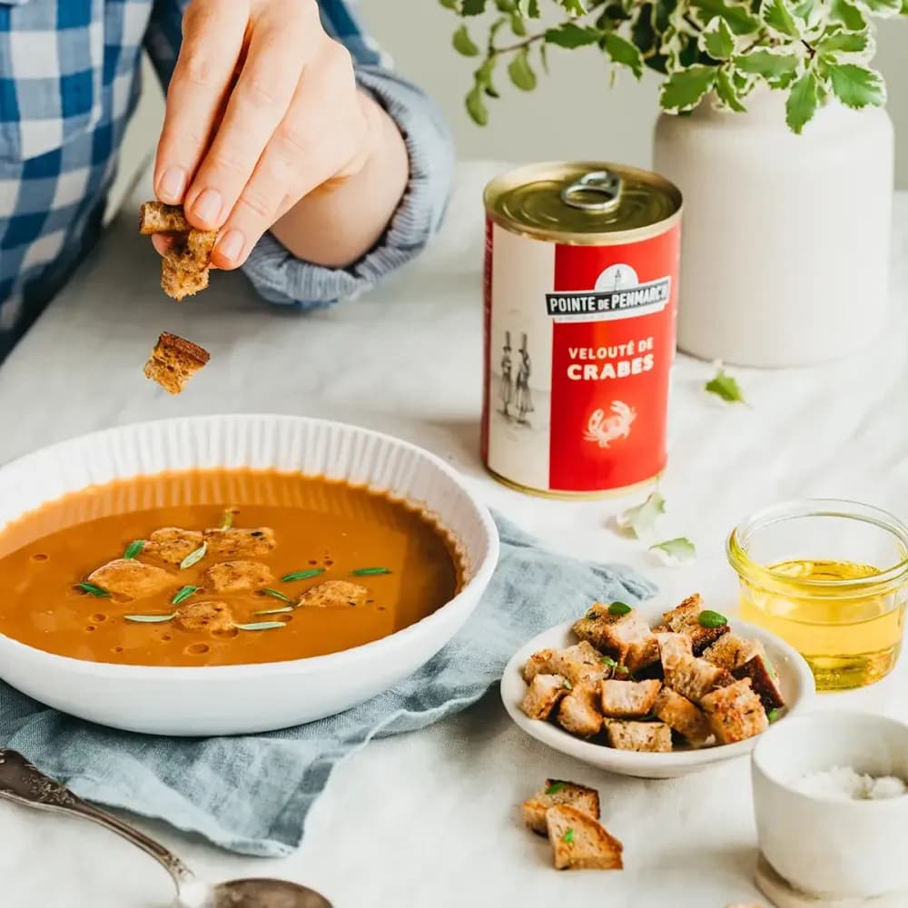 Krabbensuppe - Feiner Samtiger Genuss aus der Bretagne