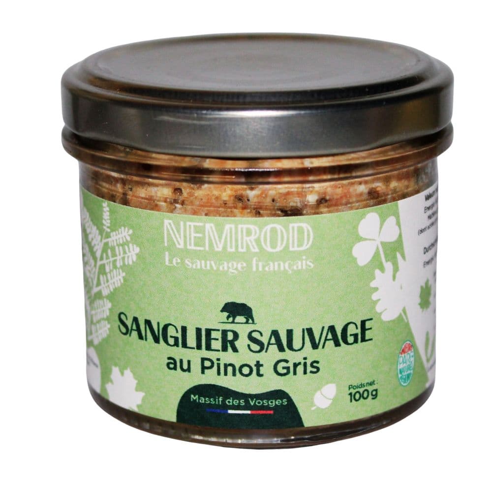 Wildschweinterrine mit Pinot Gris - Wild - 100g - Maître Philippe & Filles - Nemrod