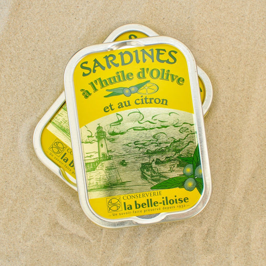 Sardine with lemon and olive oil