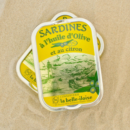 Sardine mit Zitrone und Olivenöl - Belle Iloise -  sardine.shop