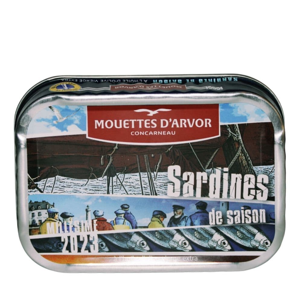 Jahrgangssardinen Saison 2023 - Mouettes d'Arvor -  sardine.shop