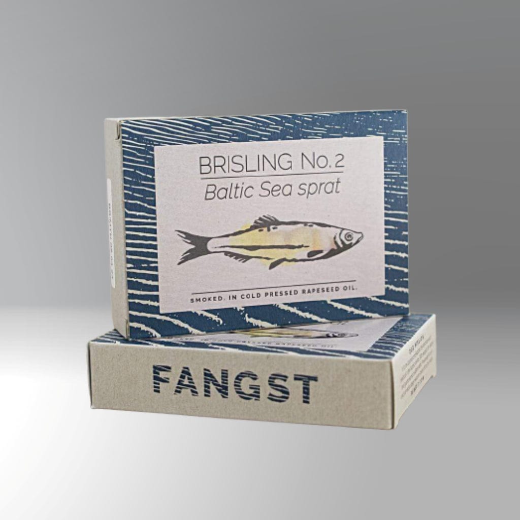 Brisling Nr. 2 Ostseesprotte, leicht geräuchert - Fangst.nordic -  sardine.shop