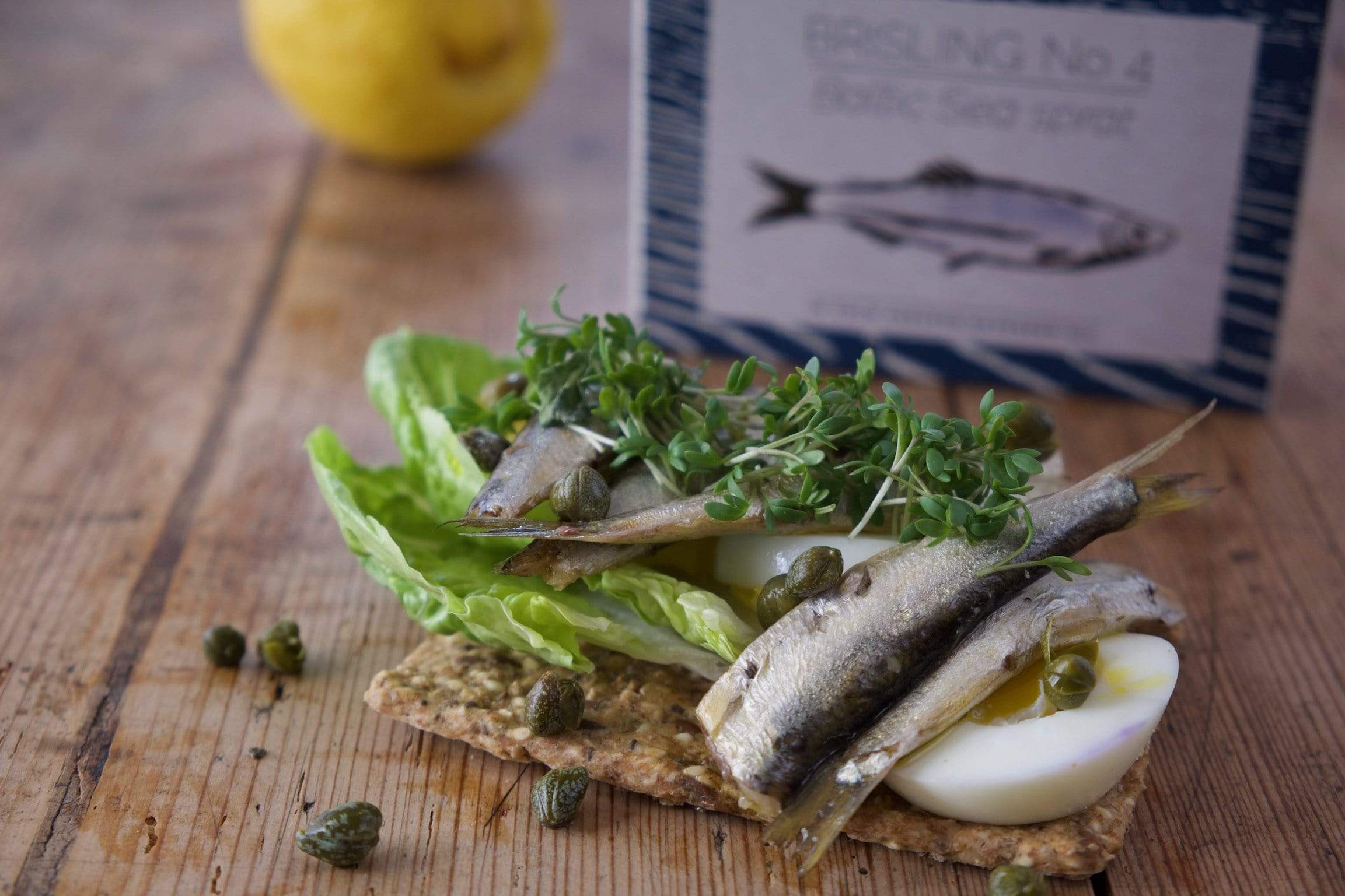 Brisling Nr. 4 Ostseesprotte, leicht gesalzen und luftgetrocknet - Fangst.nordic -  sardine.shop