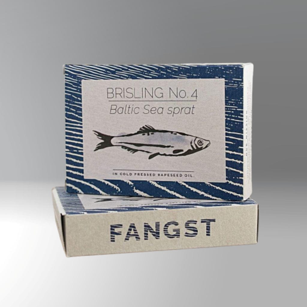 Brisling Nr. 4 Ostseesprotte, leicht gesalzen und luftgetrocknet - Fangst.nordic -  sardine.shop