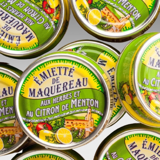 Émietté of mackerel with lemons from Menton
