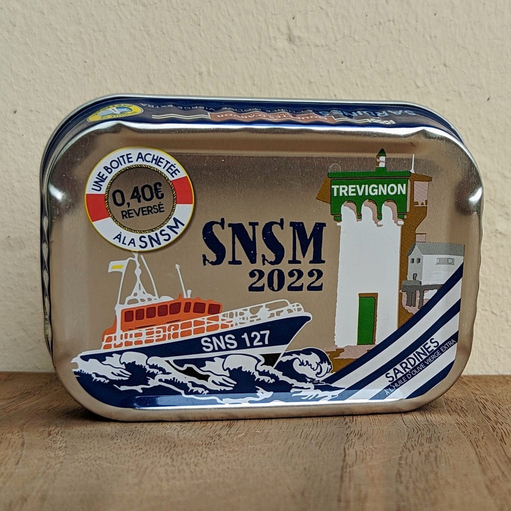 Jahrgangssardinen 2022 SNSM-Trévignon - Mouettes d'Arvor -  sardine.shop