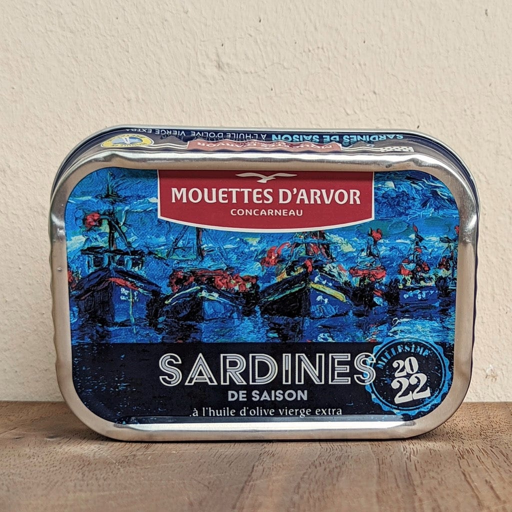 Jahrgangssardinen Saison 2022 - Mouettes d'Arvor -  sardine.shop