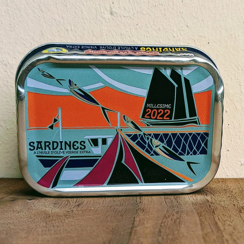 Jahrgangssardinen "Ville bleue" 2022 - Mouettes d'Arvor -  sardine.shop