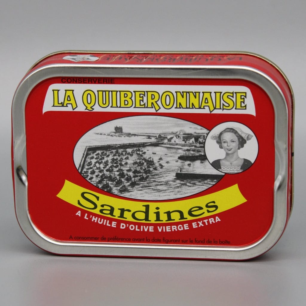 Quiberonnaise Fischkonserven Dose à 115g Klassische Sardinen in Olivenöl La Quiberonnaise Maitre Philippe et Filles