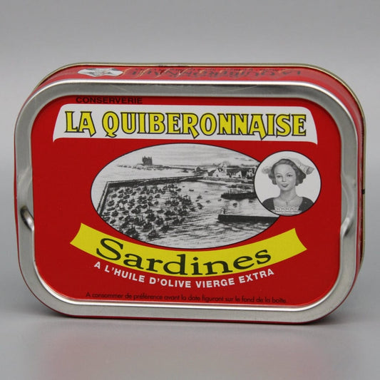 Quiberonnaise Fischkonserven Dose à 115g Klassische Sardinen in Olivenöl La Quiberonnaise Maitre Philippe et Filles