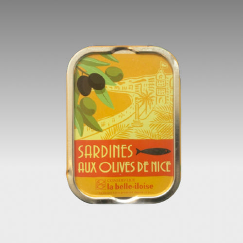 Sardinen mit Olives Niçoises - Belle Iloise -  sardine.shop