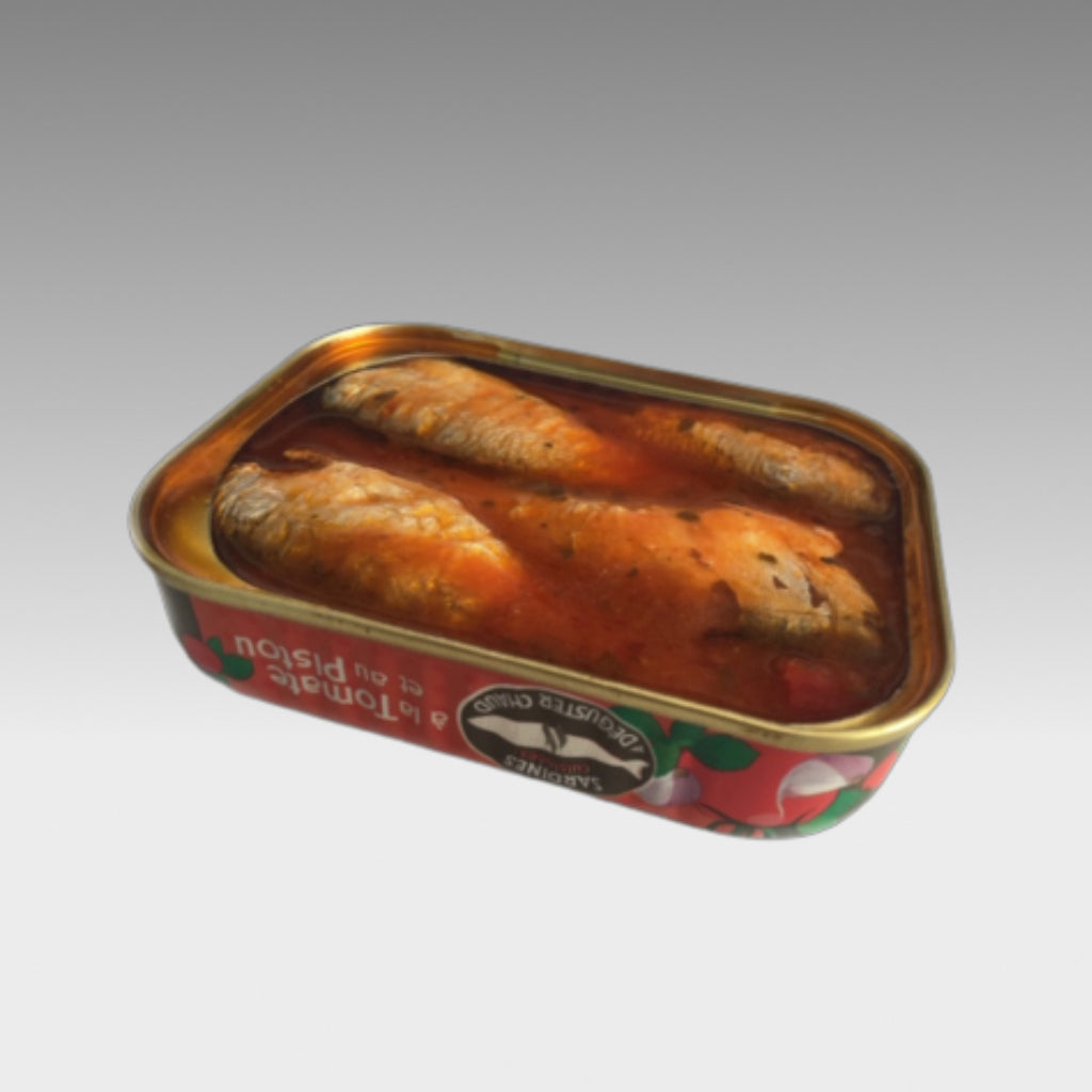 Sardinen mit Tomaten und Pistou zum Braten - Belle Iloise -  sardine.shop