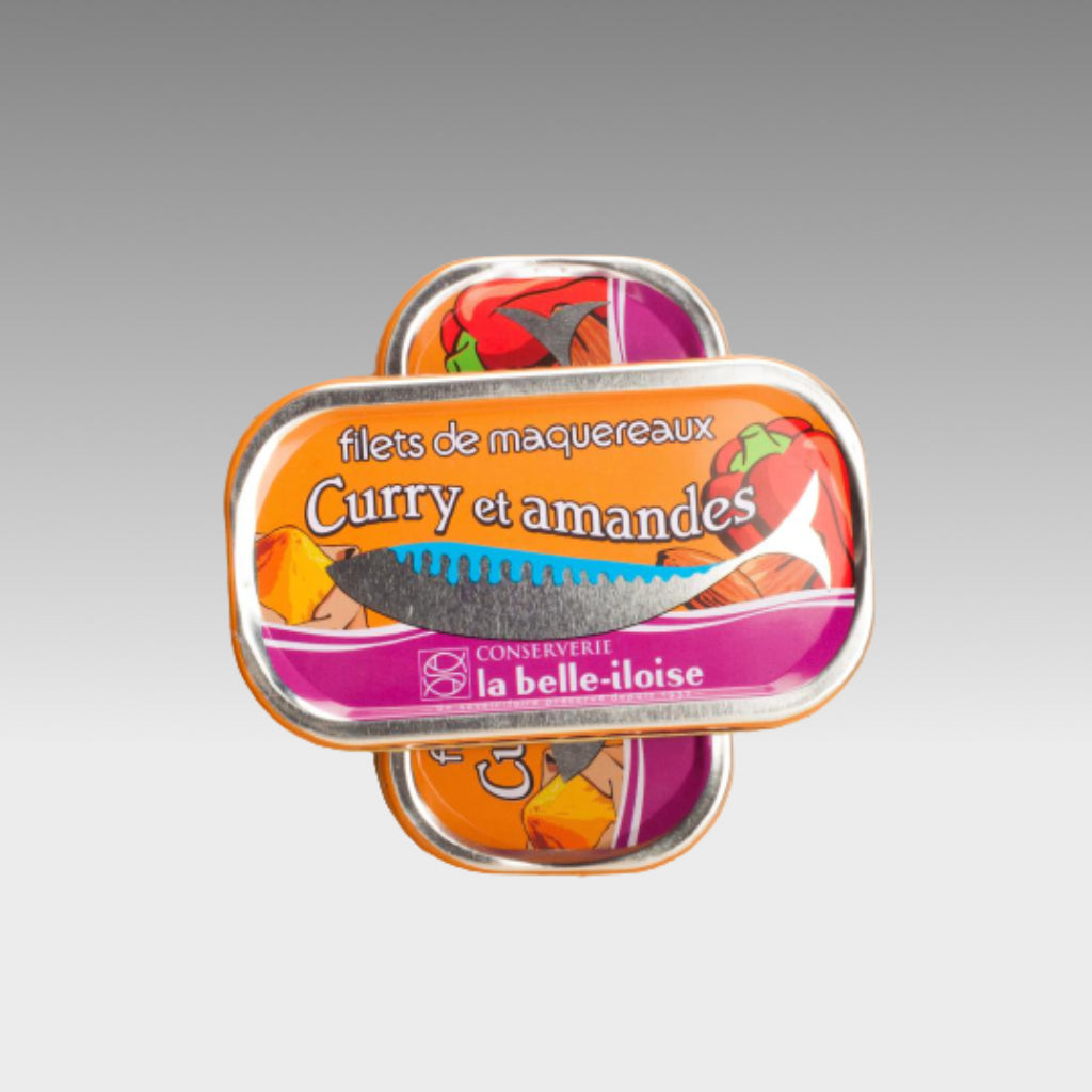 Makrelenfilets mit Curry und Mandeln - Belle Iloise -  sardine.shop
