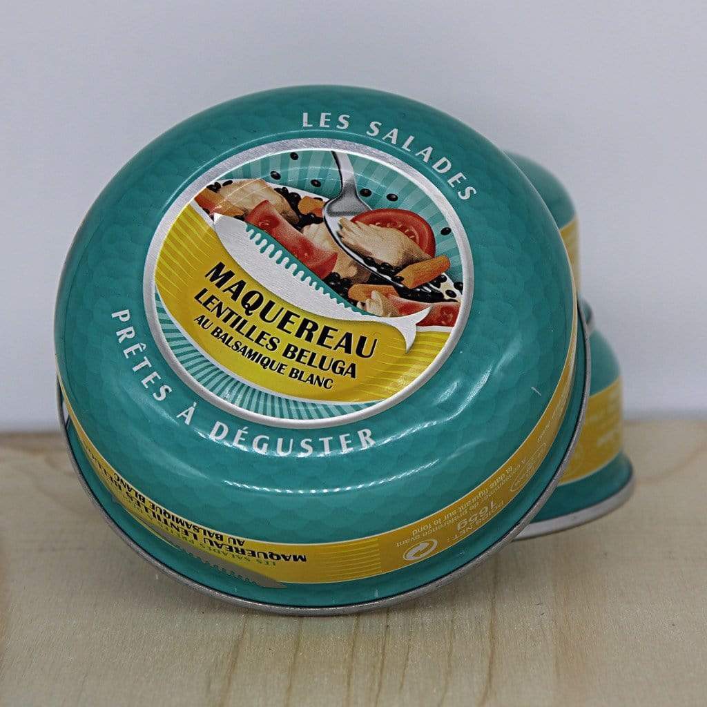 Makrelensalat mit Beluga-Linsen und Balsamico - Belle Iloise -  sardine.shop
