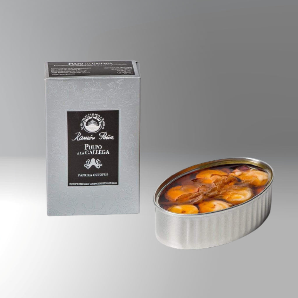 Oktopus-Medaillons in galizischer Marinade