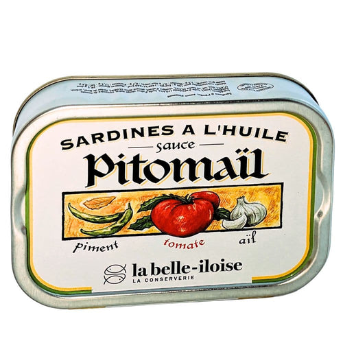 Sardines Sauce Pitomaïl - Belle Iloise -  sardine.shop