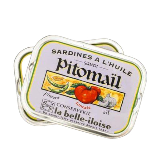 Sardines Sauce Pitomaïl - Belle Iloise -  sardine.shop