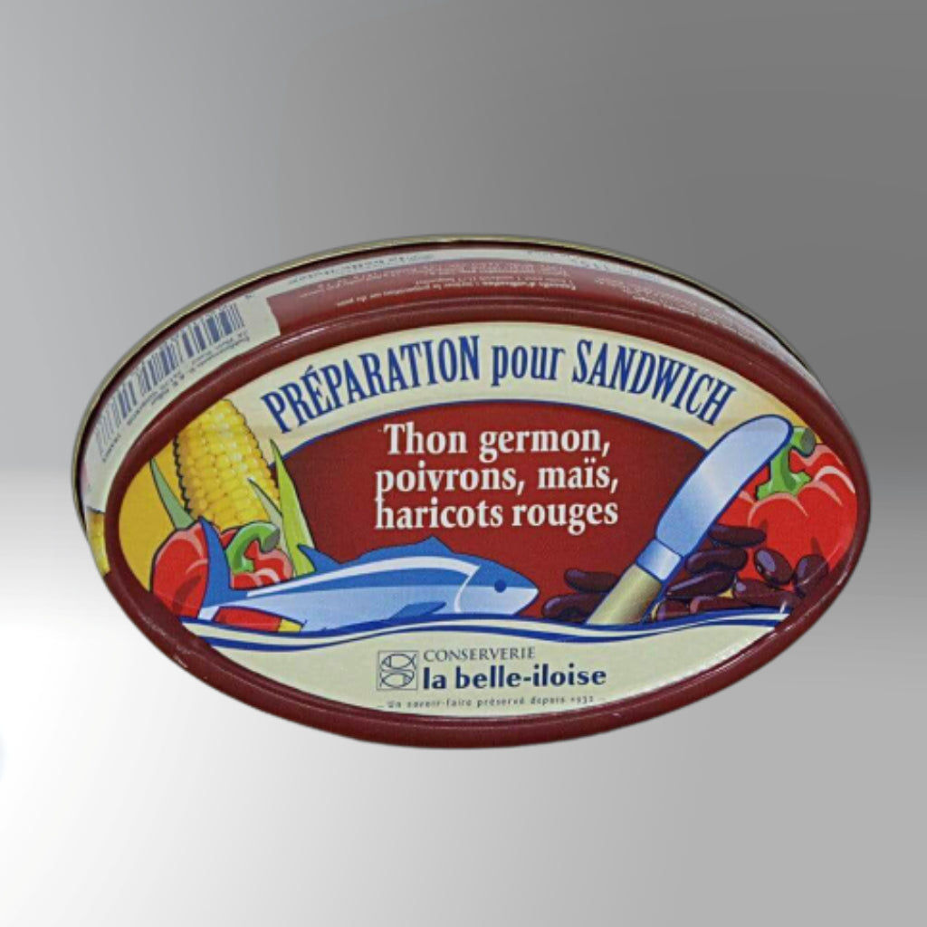 Sandwichcreme mit Thunfisch, Paprika, Mais, Kidneybohnen - Belle Iloise -  sardine.shop