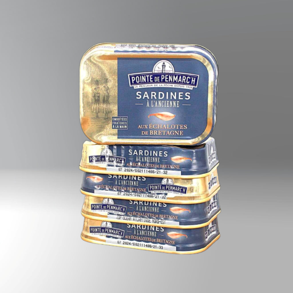 Sardines in olive oil and shallots from Brittany