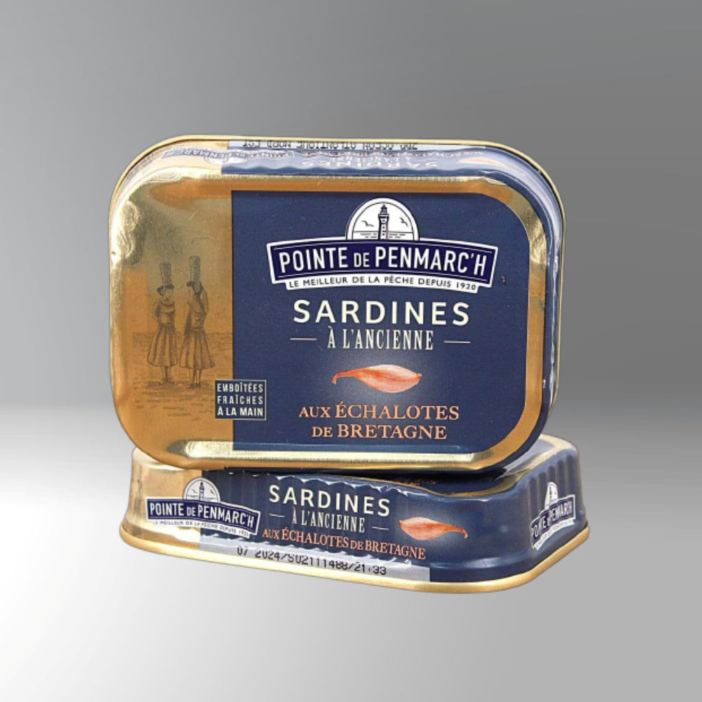 Sardines in olive oil and shallots from Brittany